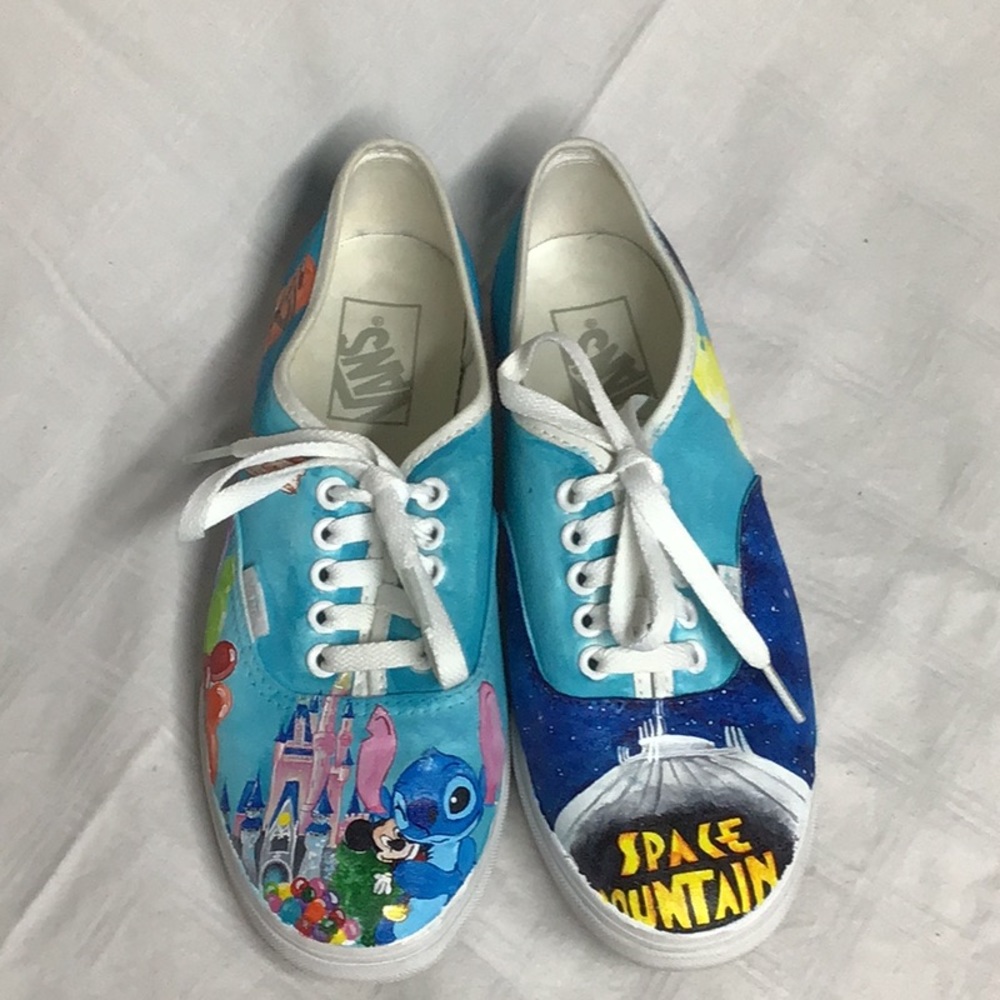 Disney hand-painted shoes